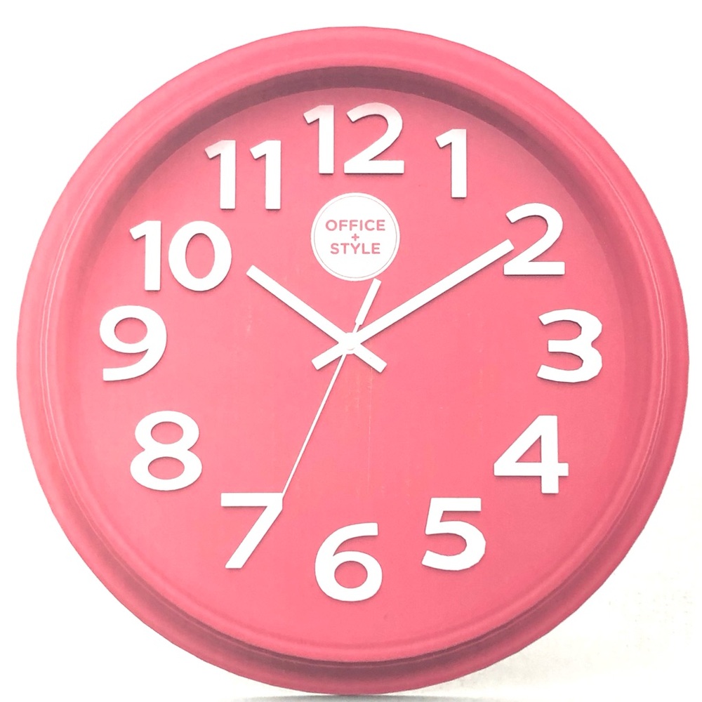 Pink Wall Clock